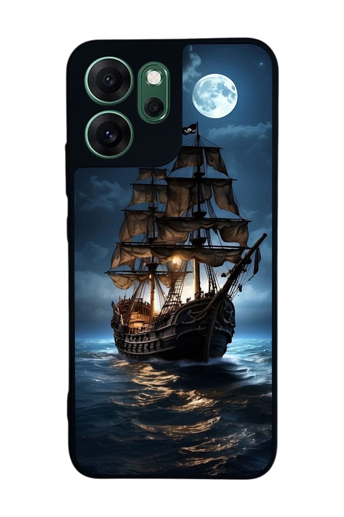 Oppo Reno 14F Uyumlu Korsan Tasarımlı Glossy Premium Kılıf