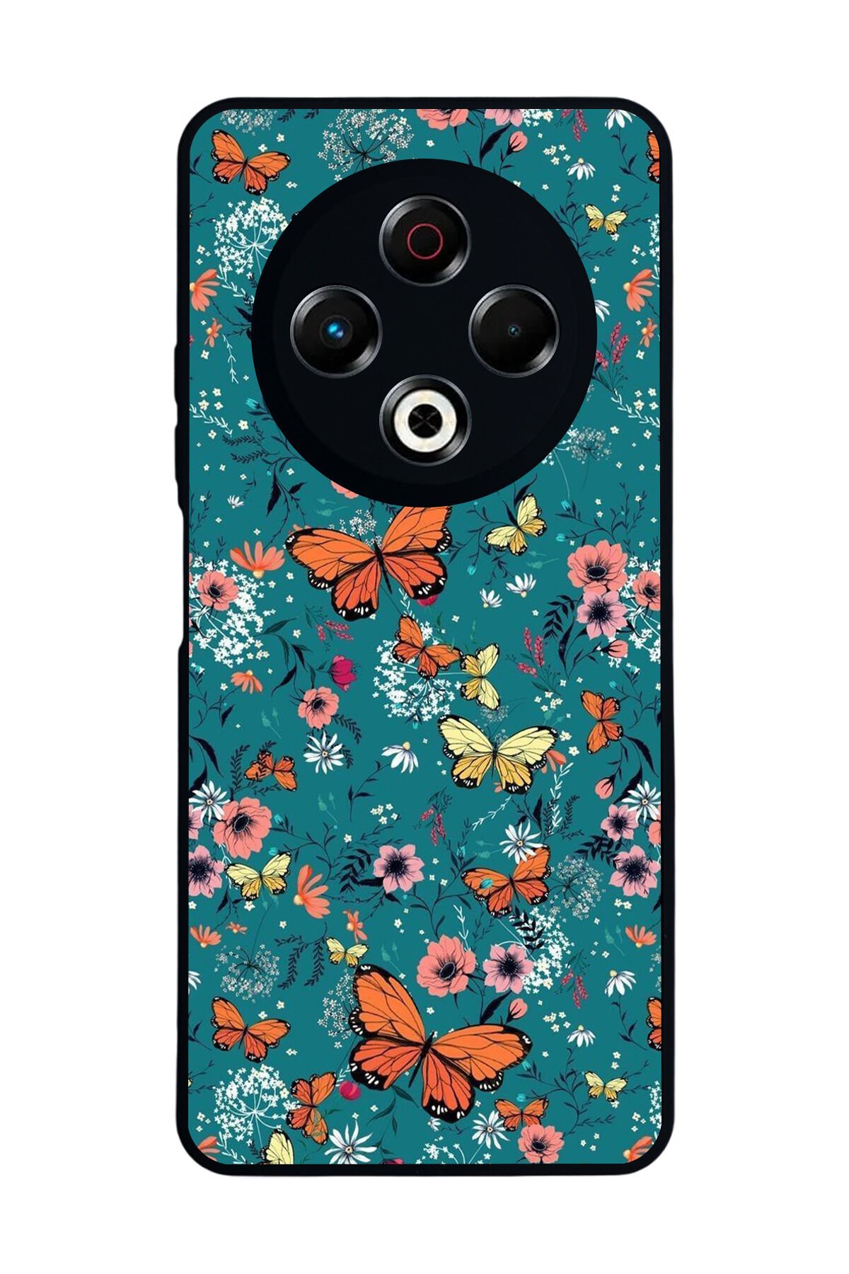 Tecno Spark 30 Uyumlu Kelebek Tasarımlı Glossy Premium Kılıf