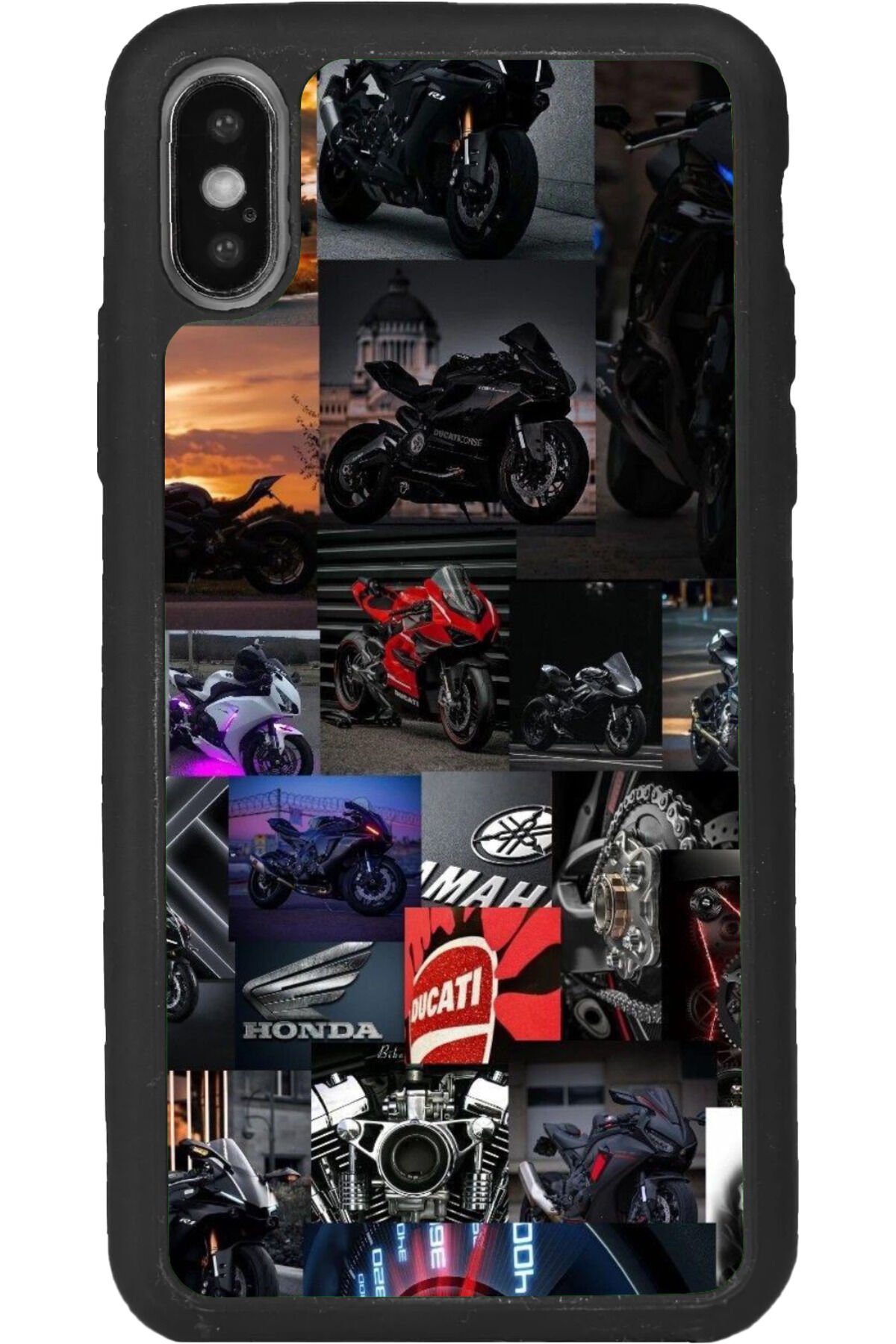 iPhone XS Max Uyumlu Mat Siyah uyumlu Kılıf – Yumuşak Silikon, Koruyucu, Şok Emici Kapak