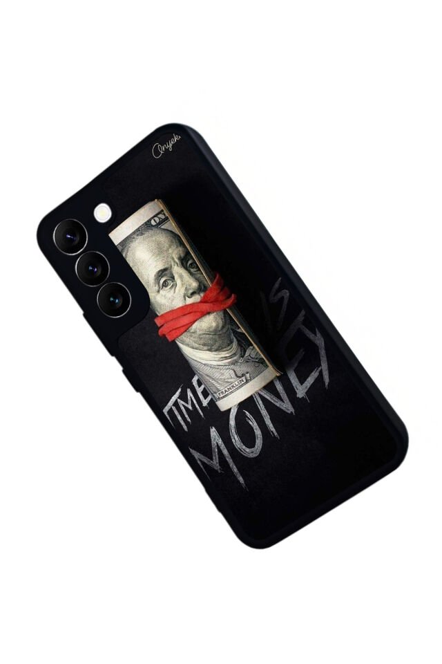 Samsung Galaxy S22 Uyumlu Para Tasarımlı Glossy Premium Kılıf