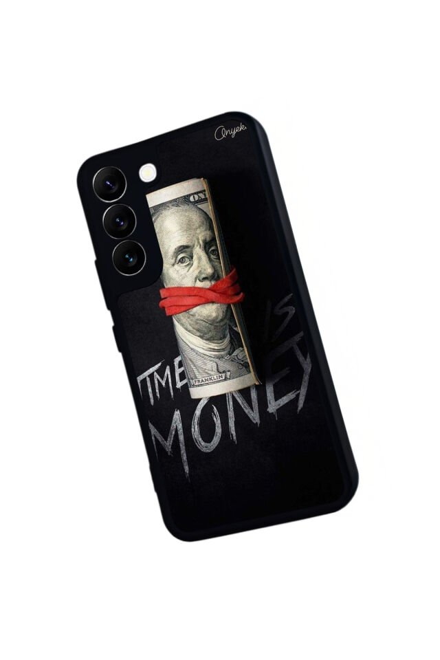 Samsung Galaxy S22 Uyumlu Para Tasarımlı Glossy Premium Kılıf