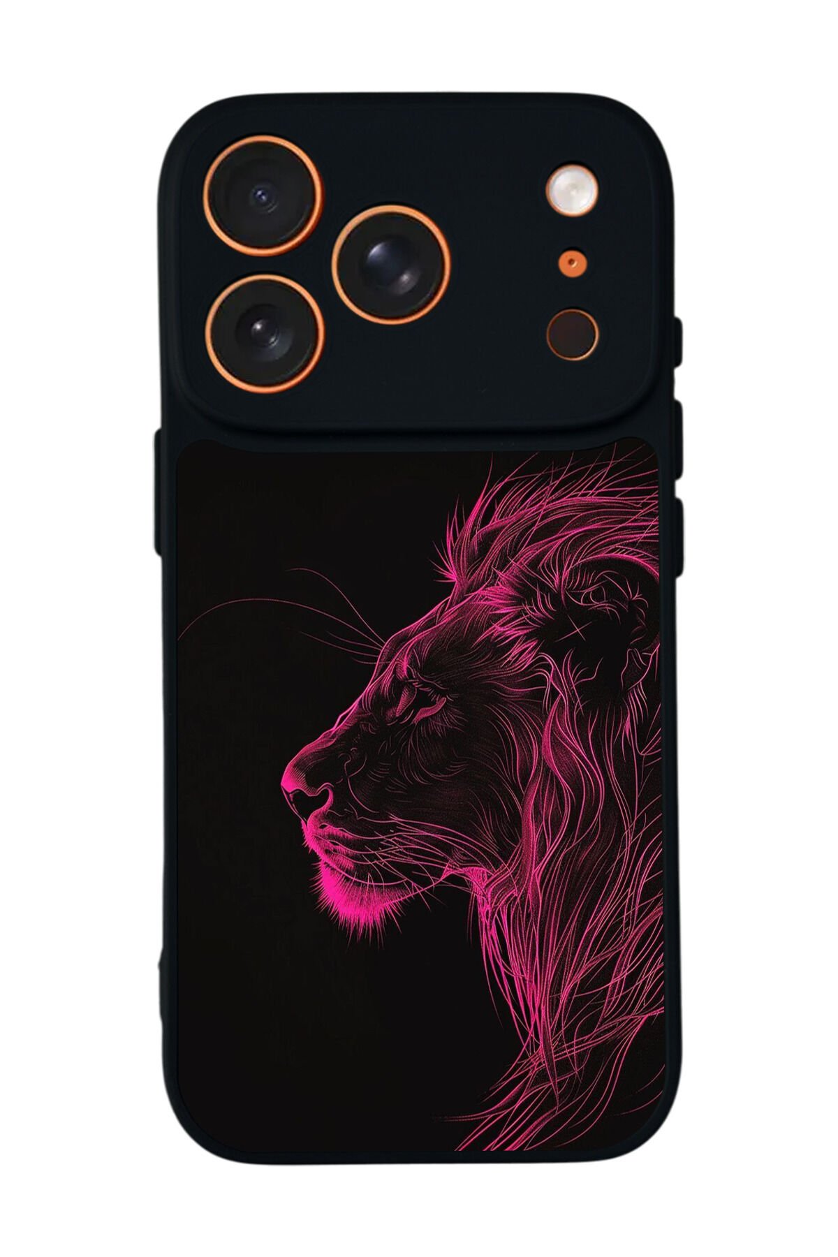 iPhone 17 Pro Max Uyumlu Aslan Tasarımlı Glossy Premium Kılıf