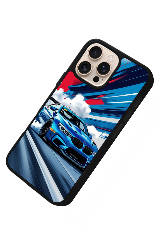 iPhone 14 Pro Uyumlu BMW Tasarımlı Glossy Premium Kılıf