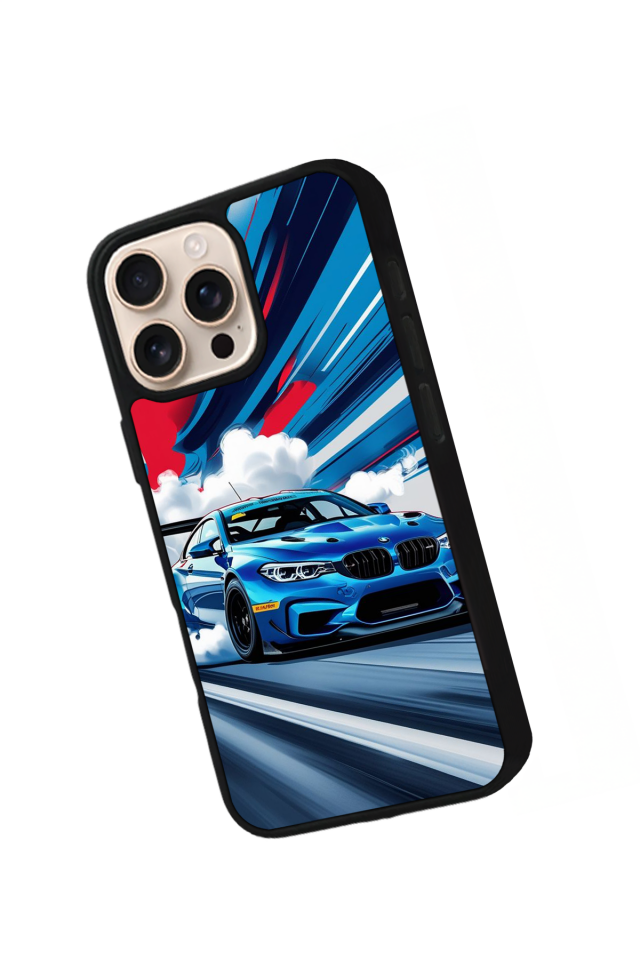 iPhone 14 Pro Uyumlu BMW Tasarımlı Glossy Premium Kılıf