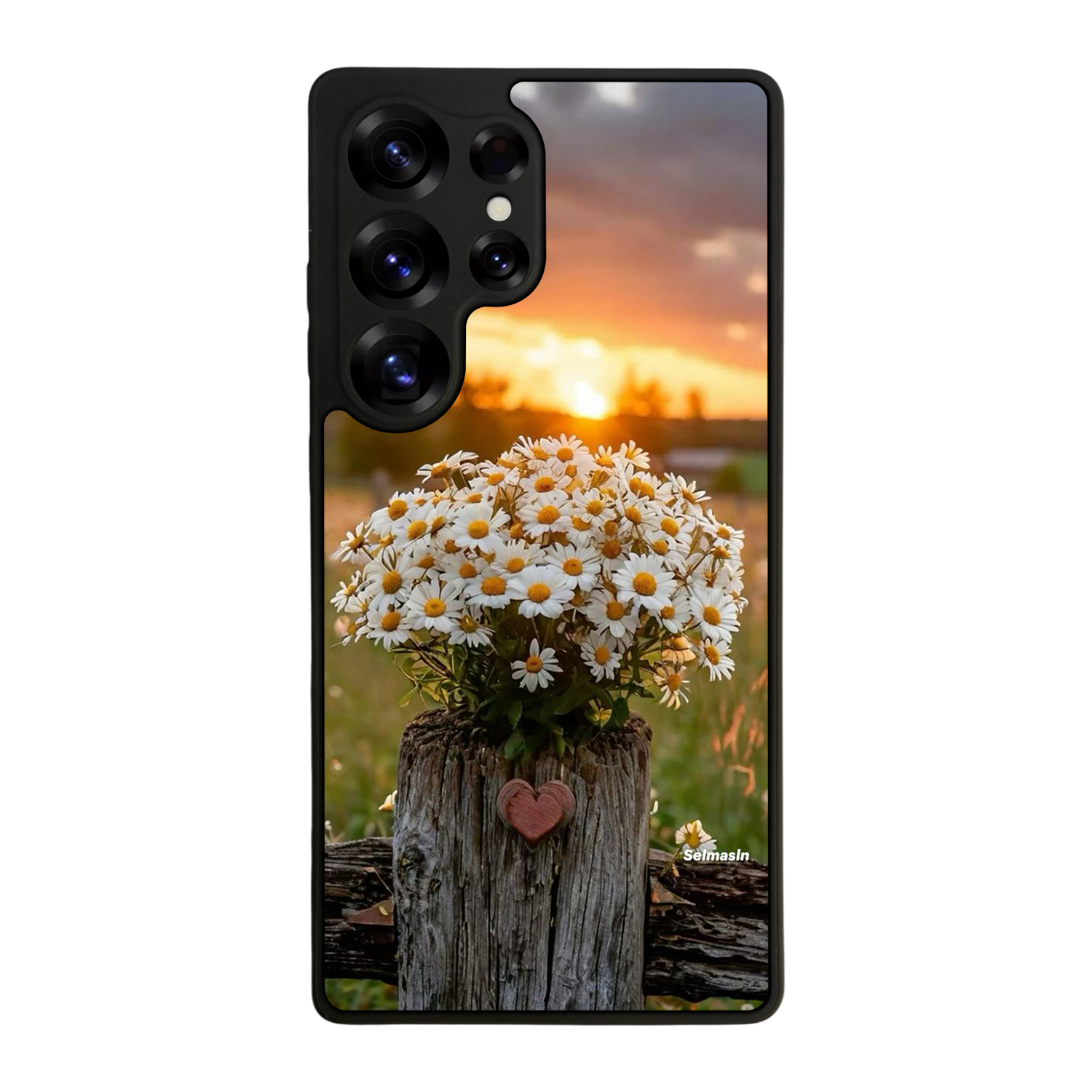 Samsung Galaxy S25 Ultra Uyumlu Cicek Tasarımlı Glossy Premium Kılıf