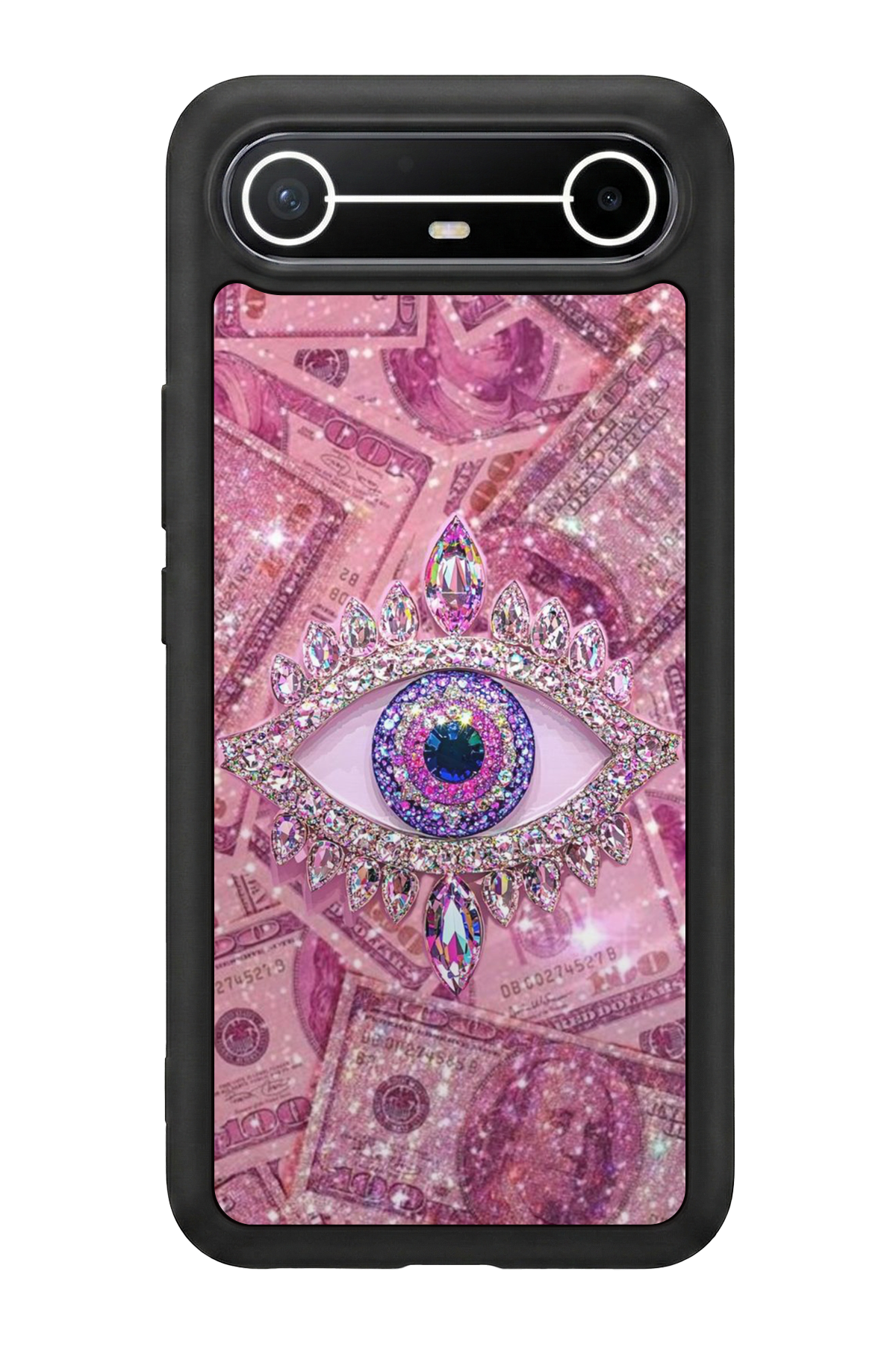 Tecno Spark Slim 5G Uyumlu Göz Tasarımlı Glossy Premium Kılıf