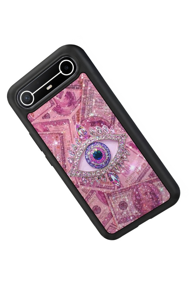 Tecno Spark Slim 5G Uyumlu Göz Tasarımlı Glossy Premium Kılıf