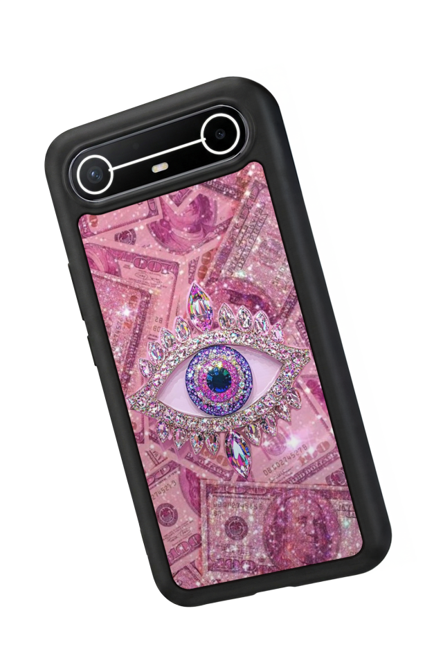 Tecno Spark Slim 5G Uyumlu Göz Tasarımlı Glossy Premium Kılıf