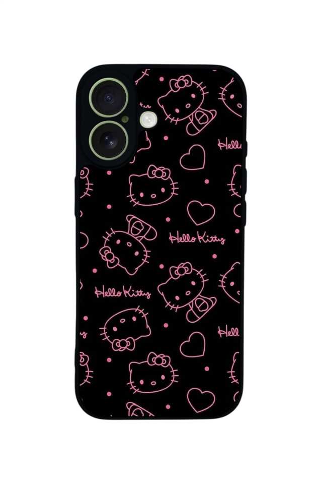 iPhone 17 Uyumlu HelloKitty Tasarımlı Glossy Premium Kılıf