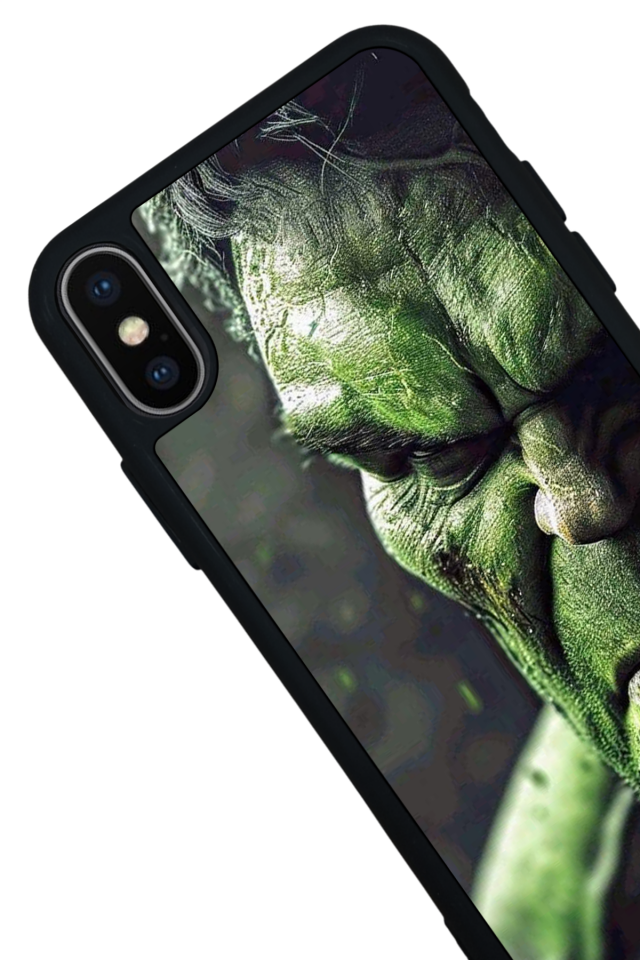 iPhone XS Max Uyumlu Hulk Tasarımlı Glossy Premium Kılıf