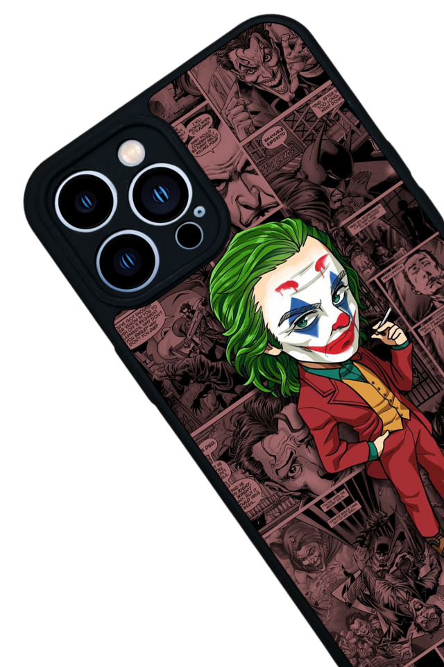 iPhone 12 Pro Max Uyumlu Joker Tasarımlı Glossy Premium Kılıf