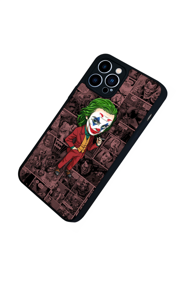 iPhone 12 Pro Max Uyumlu Joker Tasarımlı Glossy Premium Kılıf