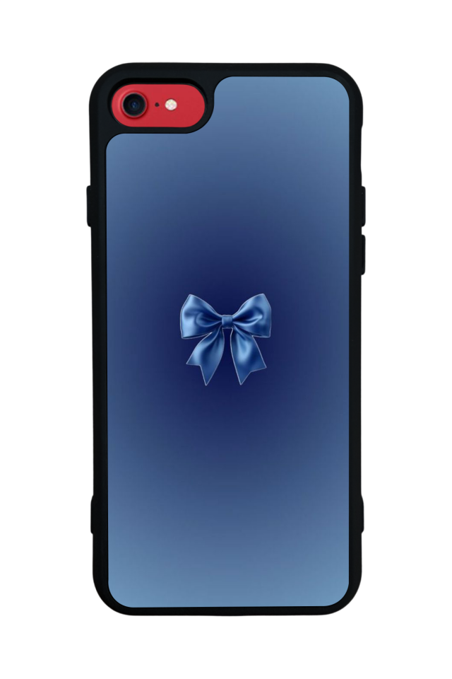 iPhone 8 Uyumlu Kurdele Tasarımlı Glossy Premium Kılıf