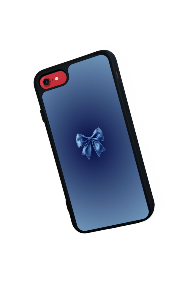 iPhone 8 Uyumlu Kurdele Tasarımlı Glossy Premium Kılıf