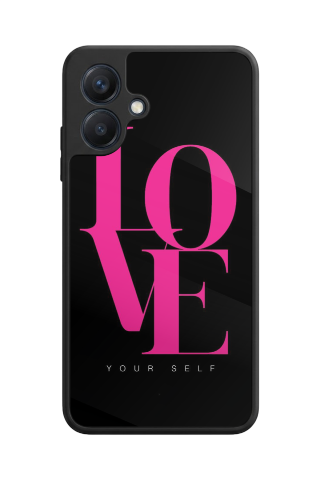 Samsung Galaxy A07 Uyumlu Love Tasarımlı Glossy Premium Kılıf