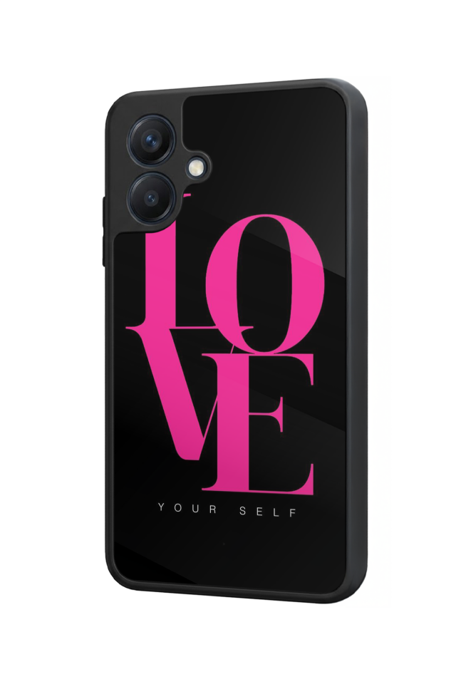 Samsung Galaxy A07 Uyumlu Love Tasarımlı Glossy Premium Kılıf