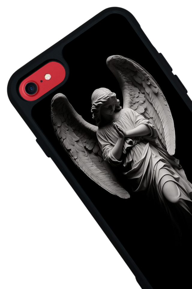 iPhone 7 Uyumlu Melek Tasarımlı Glossy Premium Kılıf