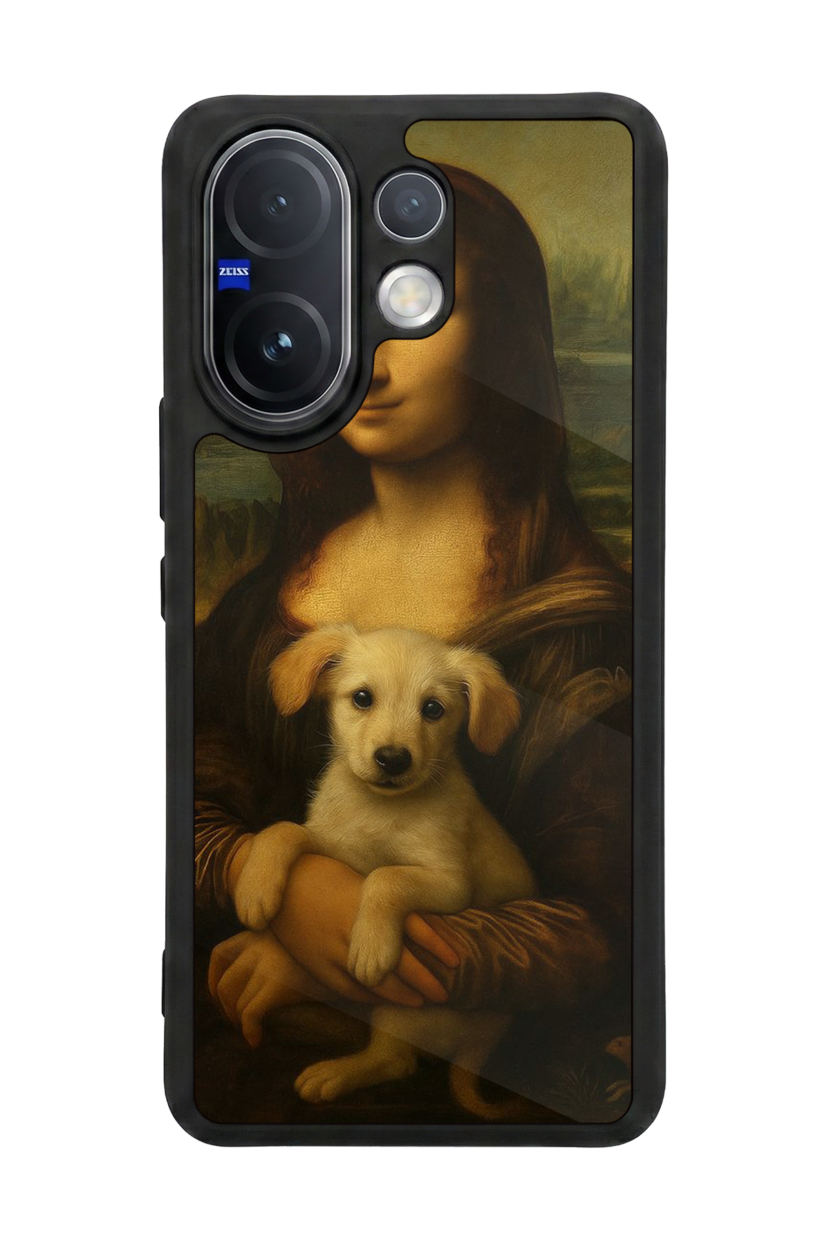 Vivo V60 Uyumlu Monalisa Tasarımlı Glossy Premium Kılıf