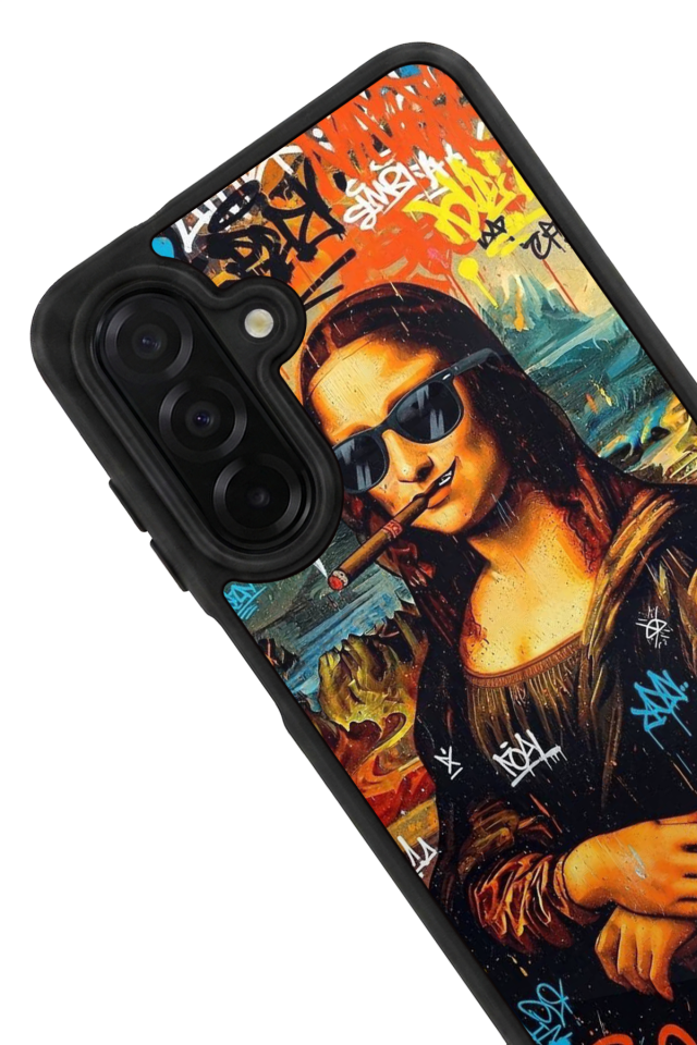 Samsung Galaxy A56 Uyumlu Monalisa Tasarımlı Glossy Premium Kılıf