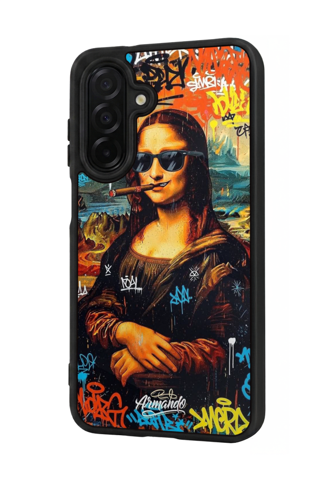 Samsung Galaxy A56 Uyumlu Monalisa Tasarımlı Glossy Premium Kılıf