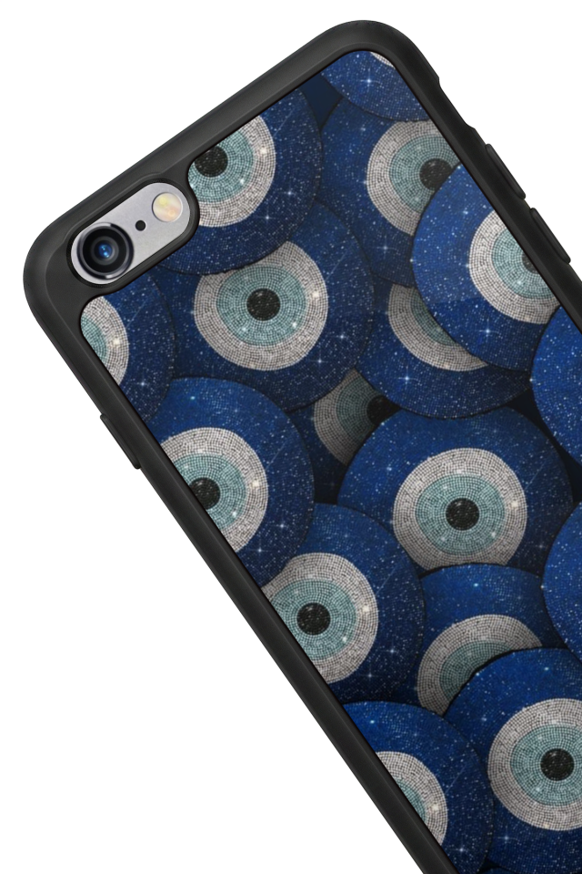 iPhone 6 Plus Uyumlu Nazar Tasarımlı Glossy Premium Kılıf