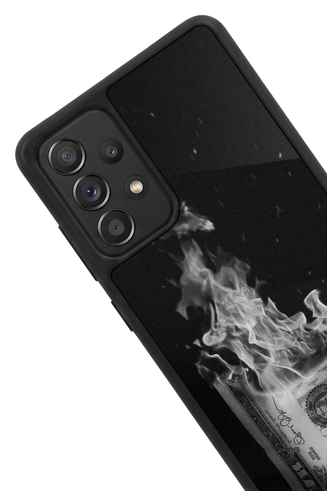 Samsung Galaxy A72 Uyumlu Para Tasarımlı Glossy Premium Kılıf