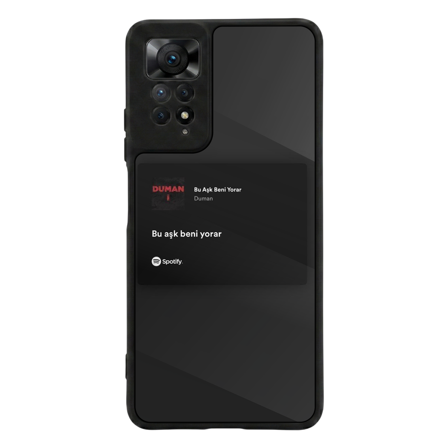 Xiaomi Redmi Note 12 Pro Uyumlu Sarki Sozleri Tasarımlı Glossy Premium Kılıf