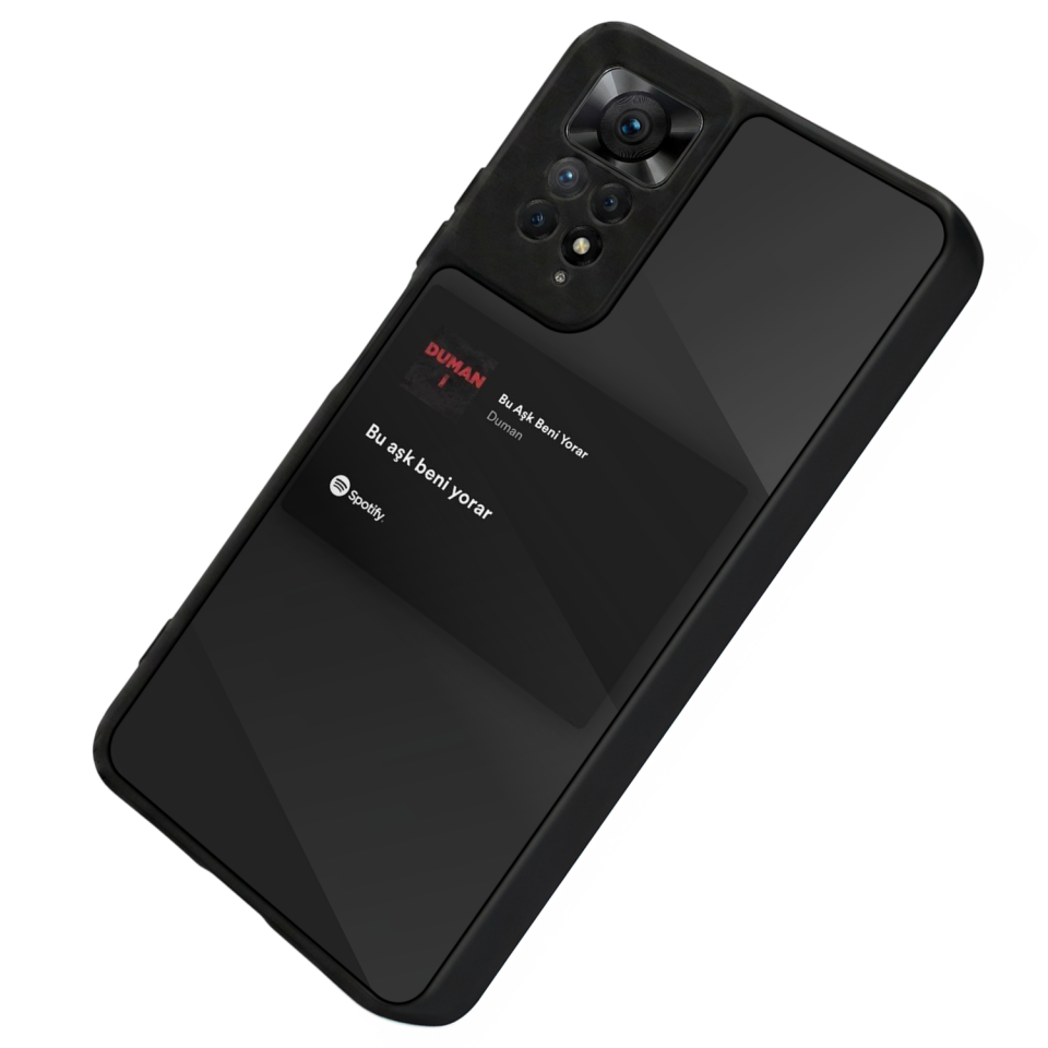 Xiaomi Redmi Note 12 Pro Uyumlu Sarki Sozleri Tasarımlı Glossy Premium Kılıf