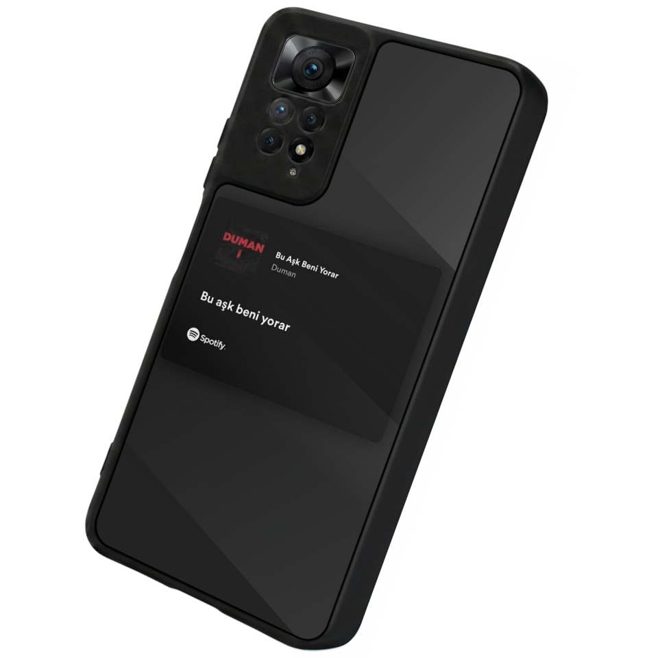 Xiaomi Redmi Note 12 Pro Uyumlu Sarki Sozleri Tasarımlı Glossy Premium Kılıf