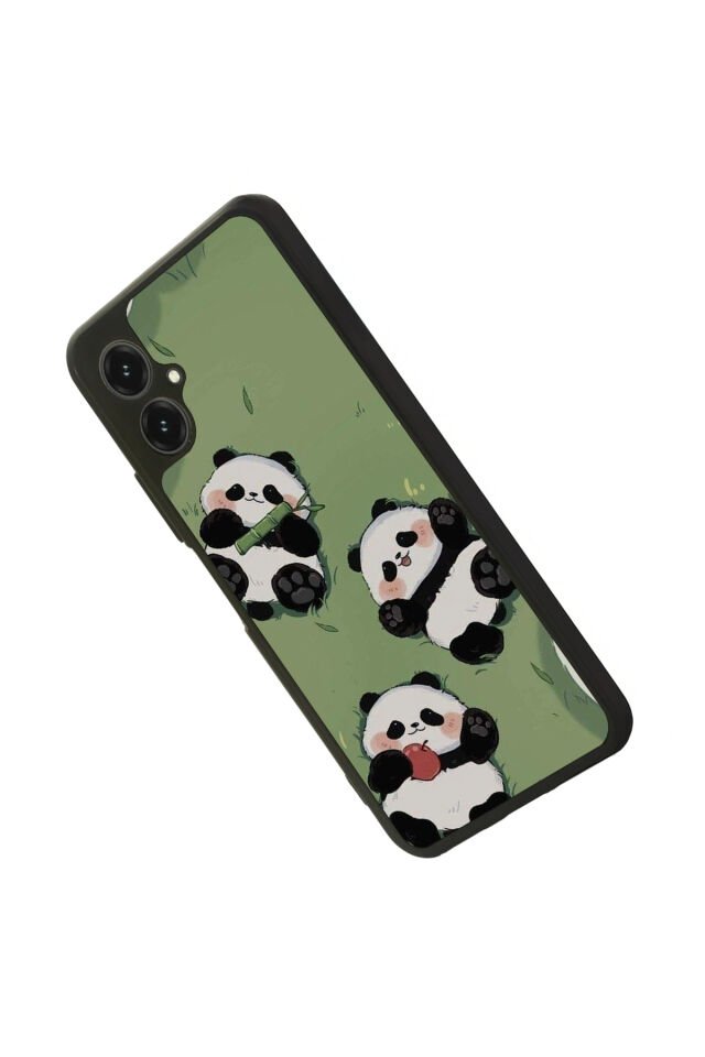 Omix X5 Uyumlu Panda Tasarımlı Glossy Premium Kılıf