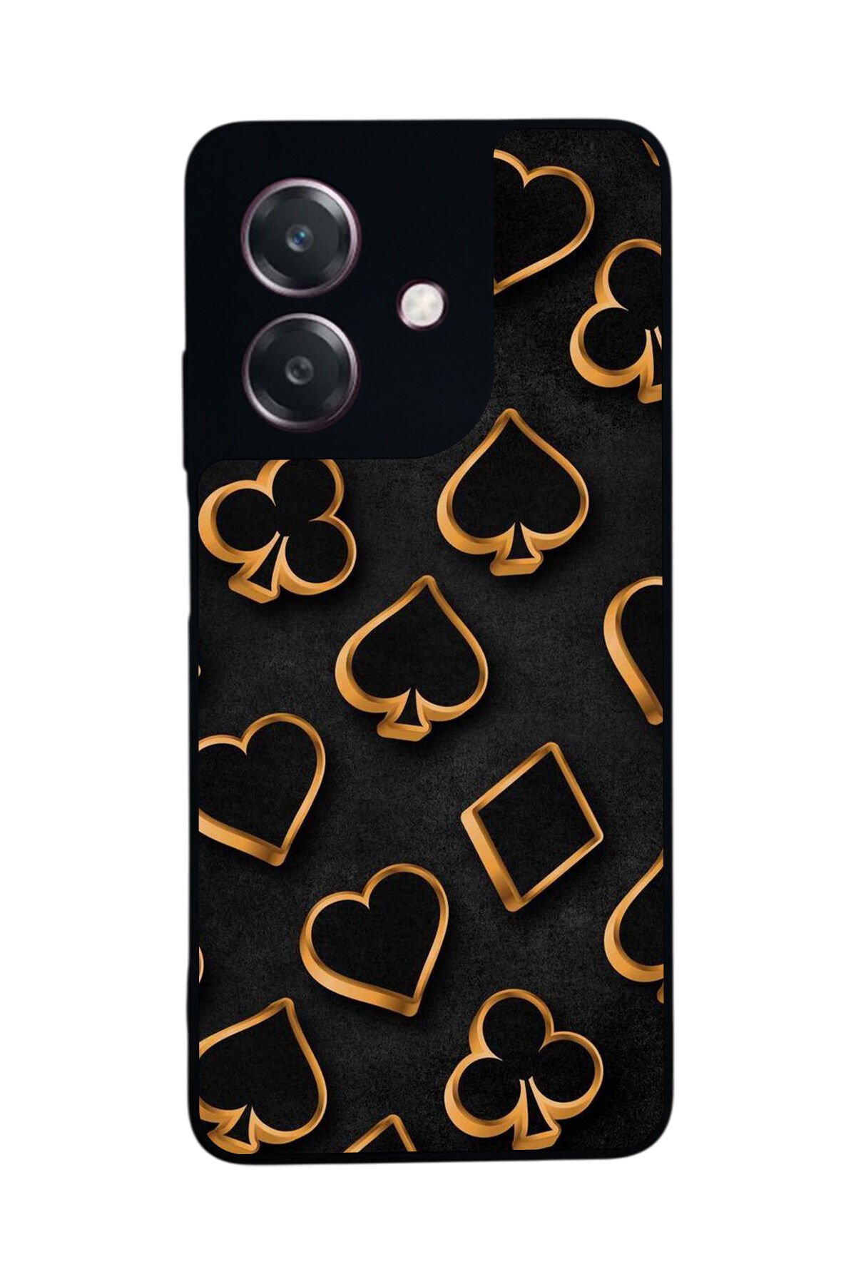 Oppo A3 5G Uyumlu Kart Tasarımlı Glossy Premium Kılıf