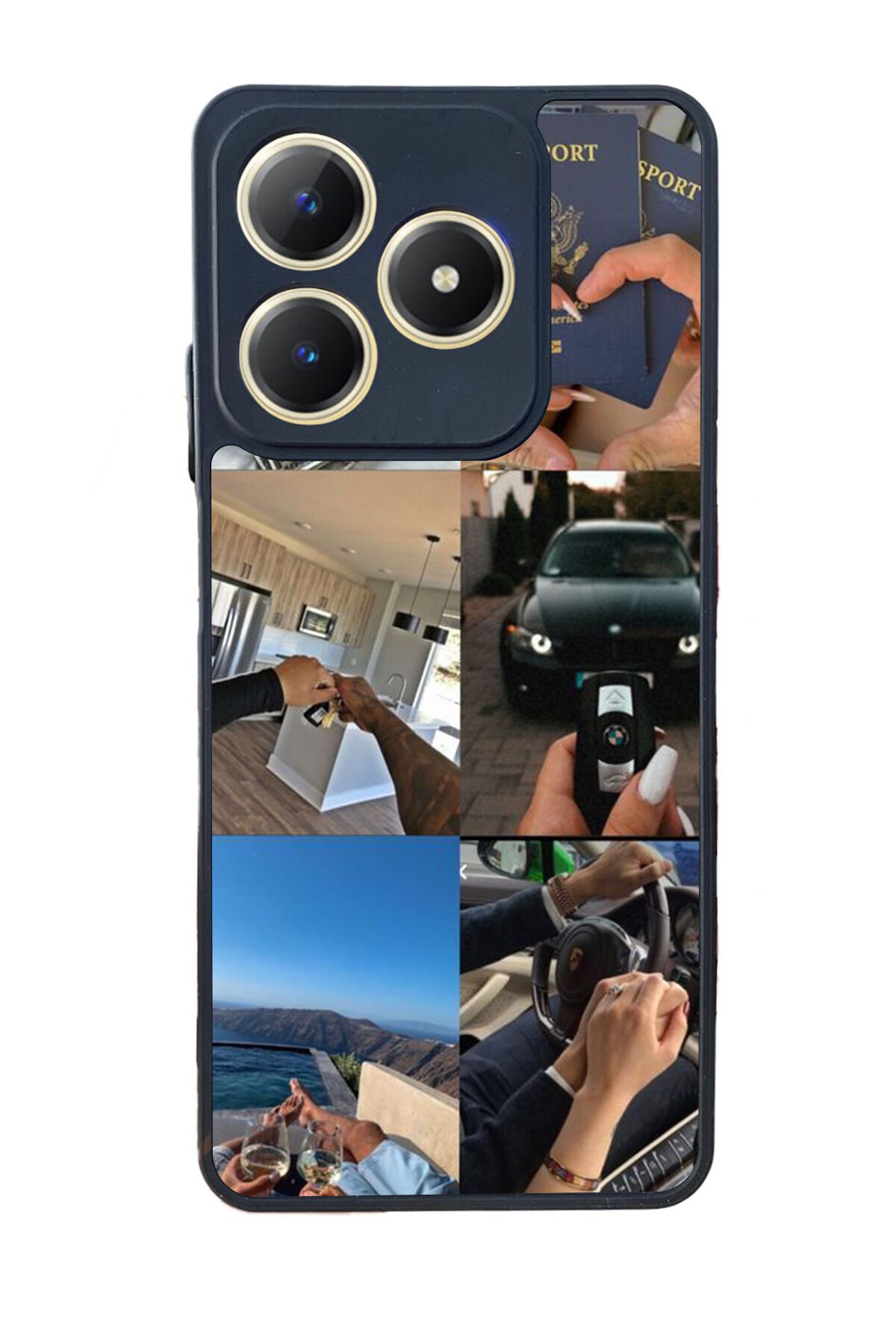 Realme C63 Mat Uyumlu Siyah Kılıf – Yumuşak Silikon, Koruyucu, Şok Emici Kapak