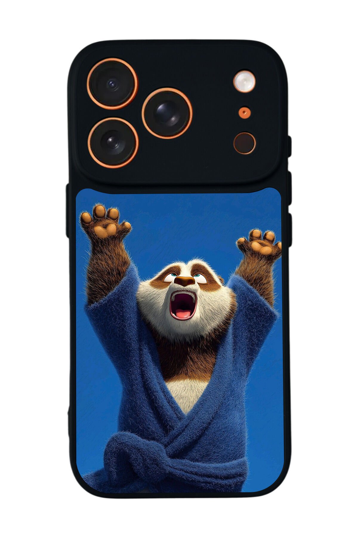 iPhone 17 Pro Max Uyumlu Kung Fu Panda Tasarımlı Glossy Premium Kılıf
