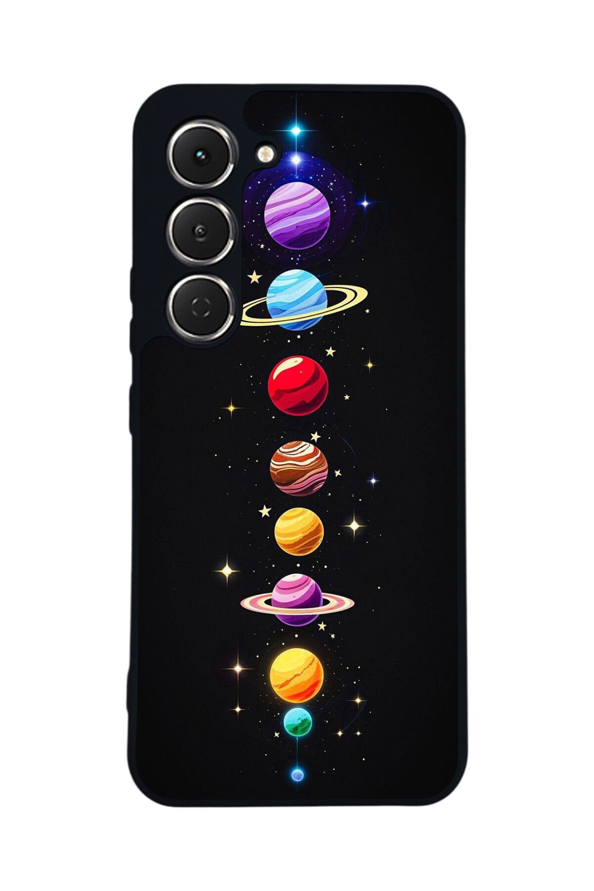 Tecno Spark 40 Pro Uyumlu Uzay Tasarımlı Glossy Premium Kılıf