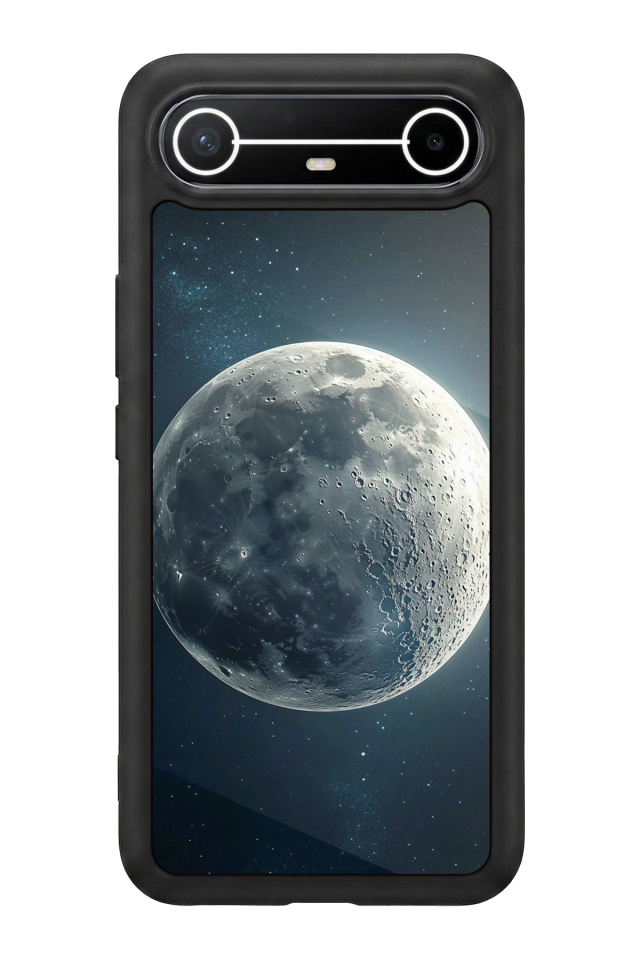 Tecno Spark Slim 5G Uyumlu Ay Tasarımlı Glossy Premium Kılıf