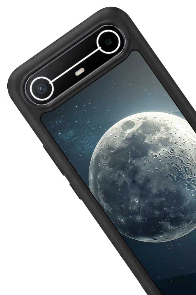 Tecno Spark Slim 5G Uyumlu Ay Tasarımlı Glossy Premium Kılıf