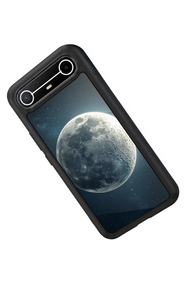 Tecno Spark Slim 5G Uyumlu Ay Tasarımlı Glossy Premium Kılıf