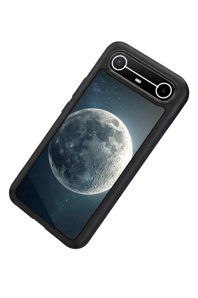 Tecno Spark Slim 5G Uyumlu Ay Tasarımlı Glossy Premium Kılıf