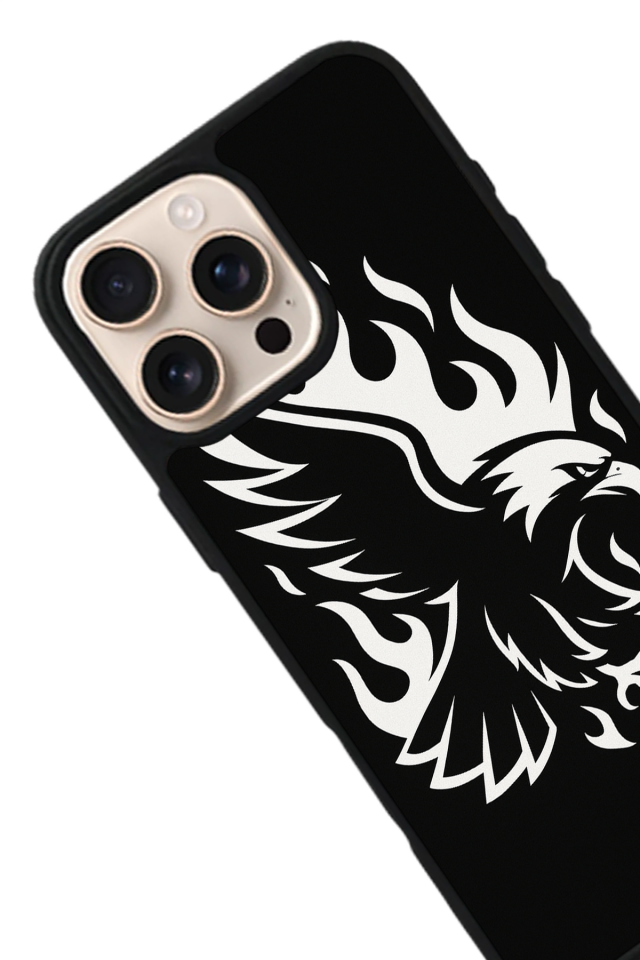 iPhone 15 Pro Max Uyumlu Besiktas Tasarımlı Glossy Premium Kılıf