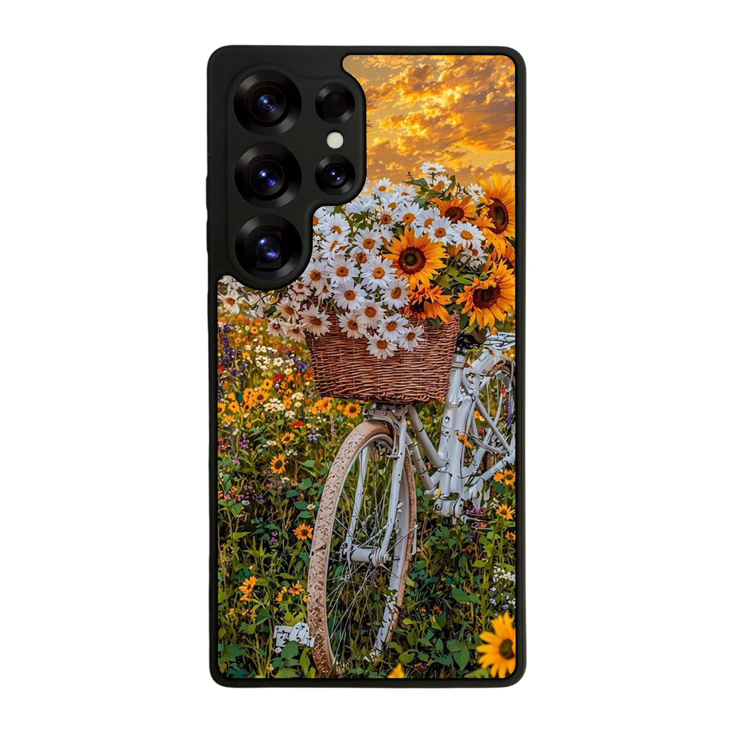 Samsung Galaxy S25 Ultra Uyumlu Cicek Tasarımlı Glossy Premium Kılıf