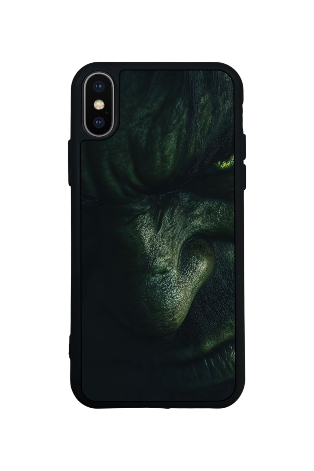 iPhone XS Max Uyumlu Hulk Tasarımlı Glossy Premium Kılıf