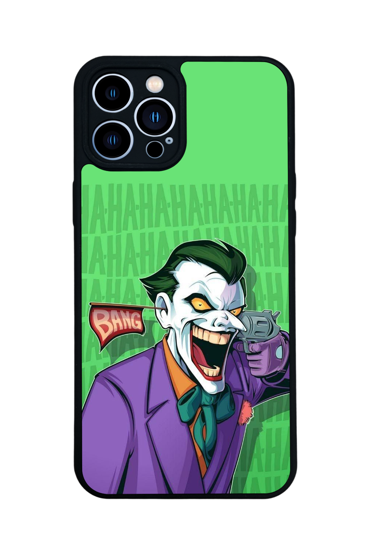 iPhone 12 Pro Max Uyumlu Joker Tasarımlı Glossy Premium Kılıf