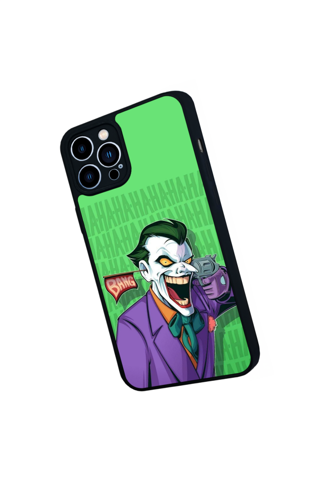 iPhone 12 Pro Max Uyumlu Joker Tasarımlı Glossy Premium Kılıf