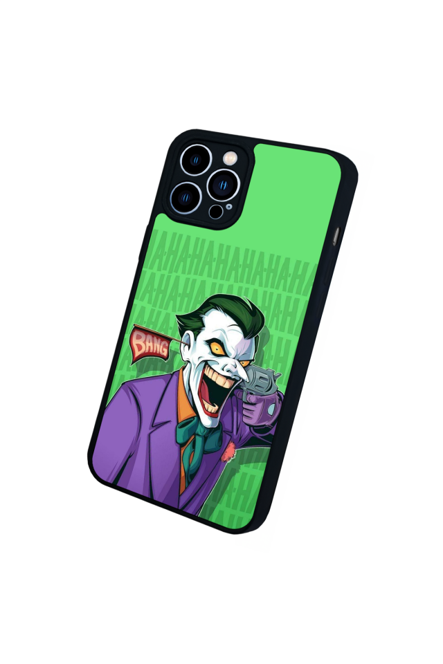 iPhone 12 Pro Max Uyumlu Joker Tasarımlı Glossy Premium Kılıf