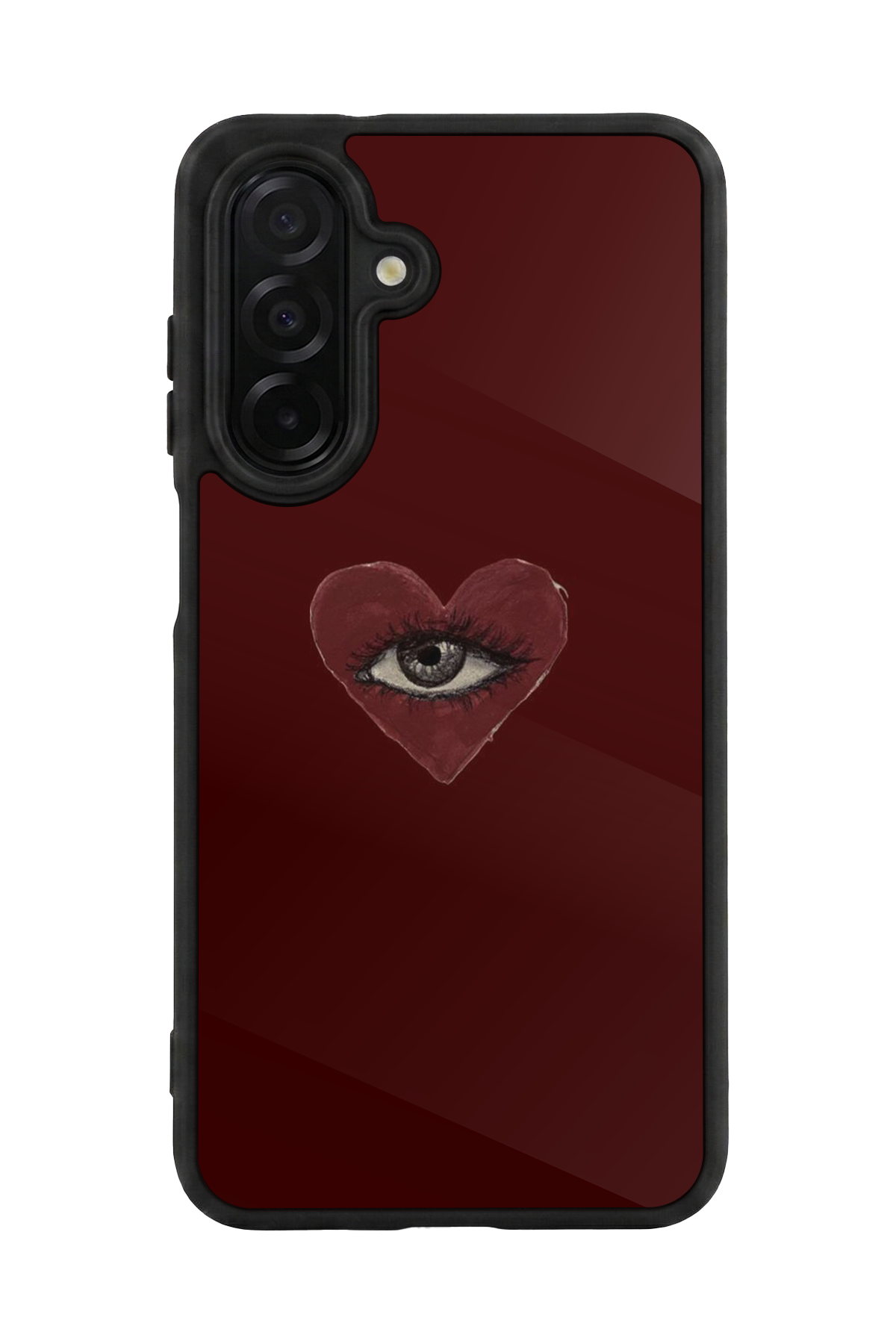 Samsung Galaxy A26 Uyumlu Kalp Love Tasarımlı Glossy Premium Kılıf