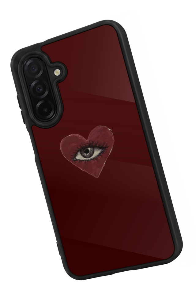 Samsung Galaxy A26 Uyumlu Kalp Love Tasarımlı Glossy Premium Kılıf