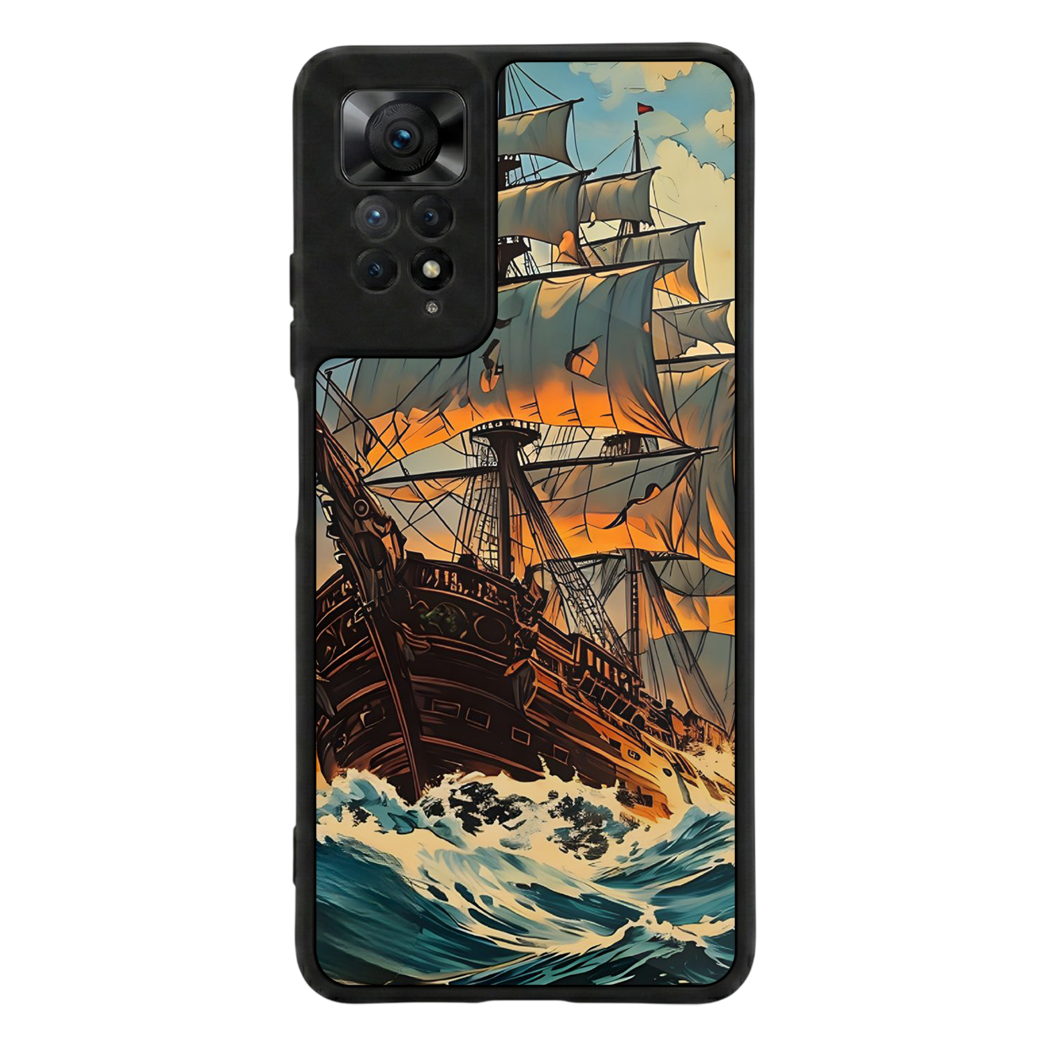 Xiaomi Redmi Note 11 Pro Uyumlu Korsan Tasarımlı Glossy Premium Kılıf
