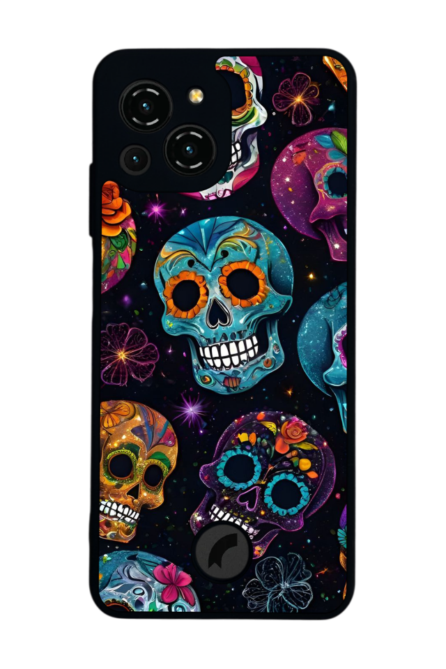 Reeder S23 Pro Max Uyumlu KuruKafa Tasarımlı Glossy Premium Kılıf