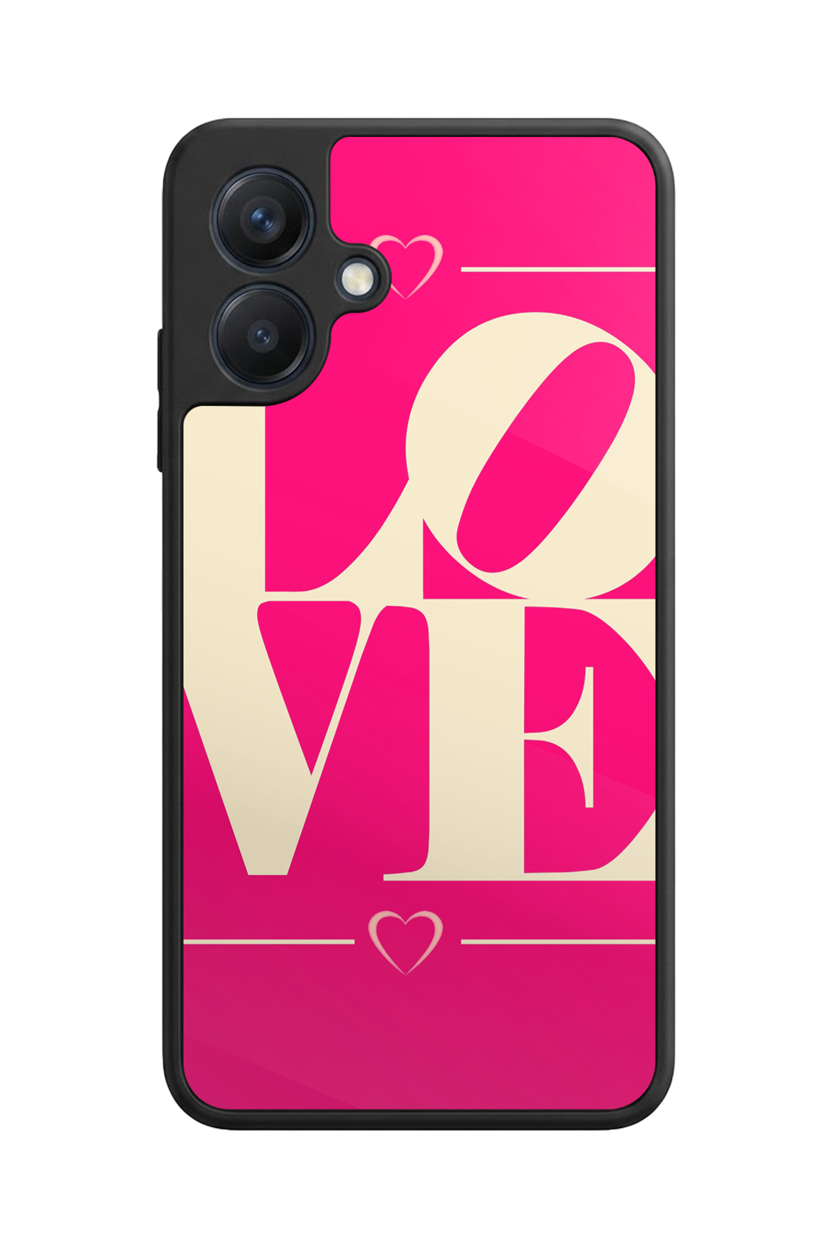 Samsung Galaxy A07 Uyumlu Love Tasarımlı Glossy Premium Kılıf