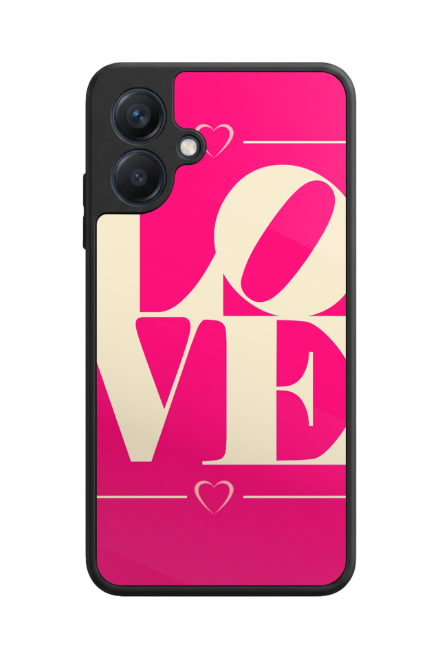 Samsung Galaxy A07 Uyumlu Love Tasarımlı Glossy Premium Kılıf